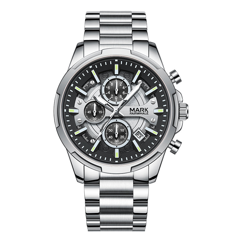 Mark Fairwhale - Luxury Stainless Steel Quartz Chronograph For Men's
