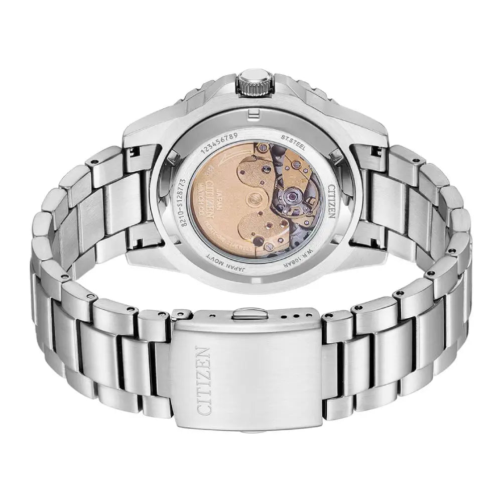 Citizen Automatic NJ0170-83Z Yellow Dial 43mm Stainless Steel Men's Watch