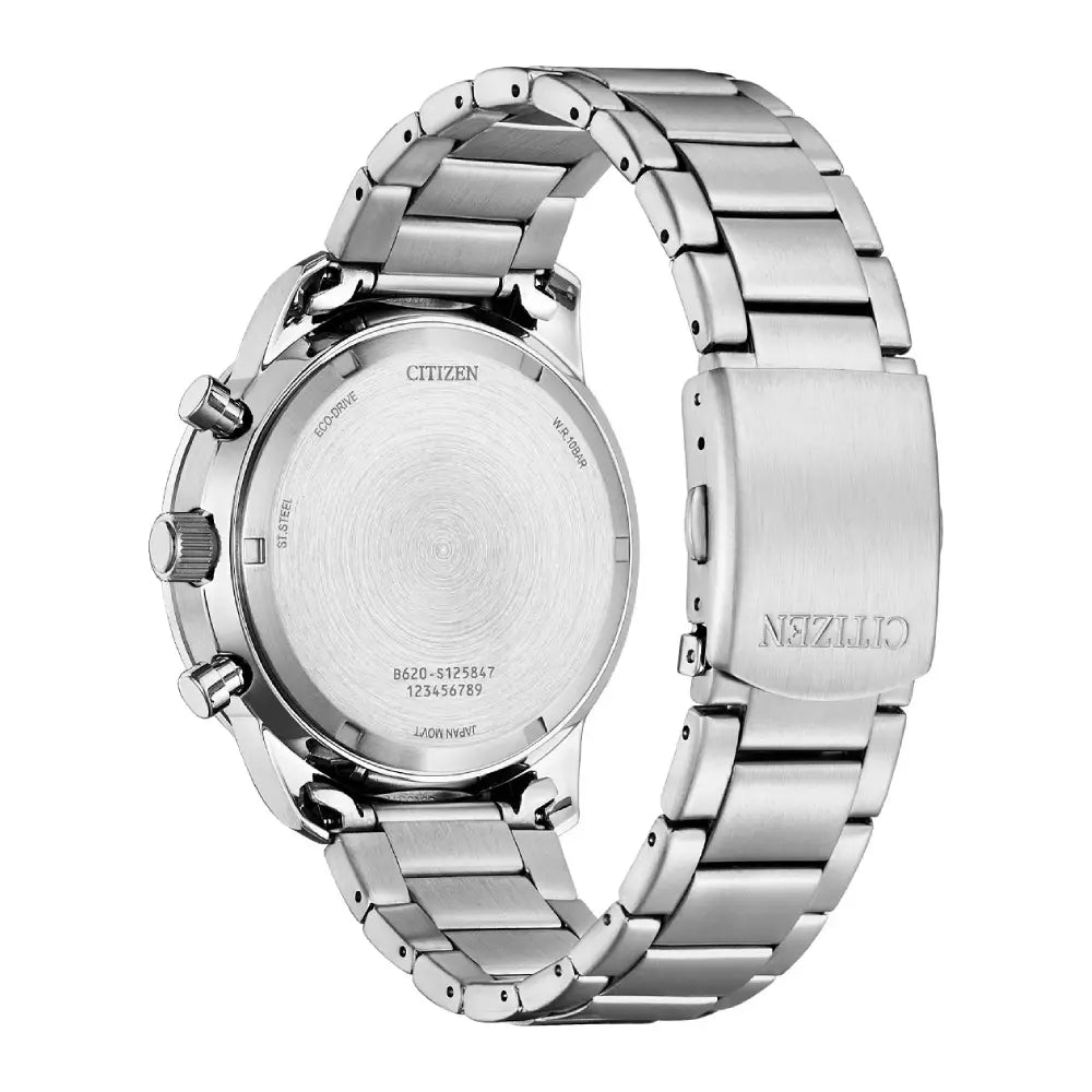 Citizen Eco-Drive CA4500-91E Chronograph Black Dial 44mm Stainless Steel Men's Watch