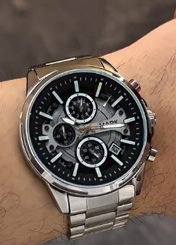 Mark Fairwhale - Luxury Stainless Steel Quartz Chronograph For Men's