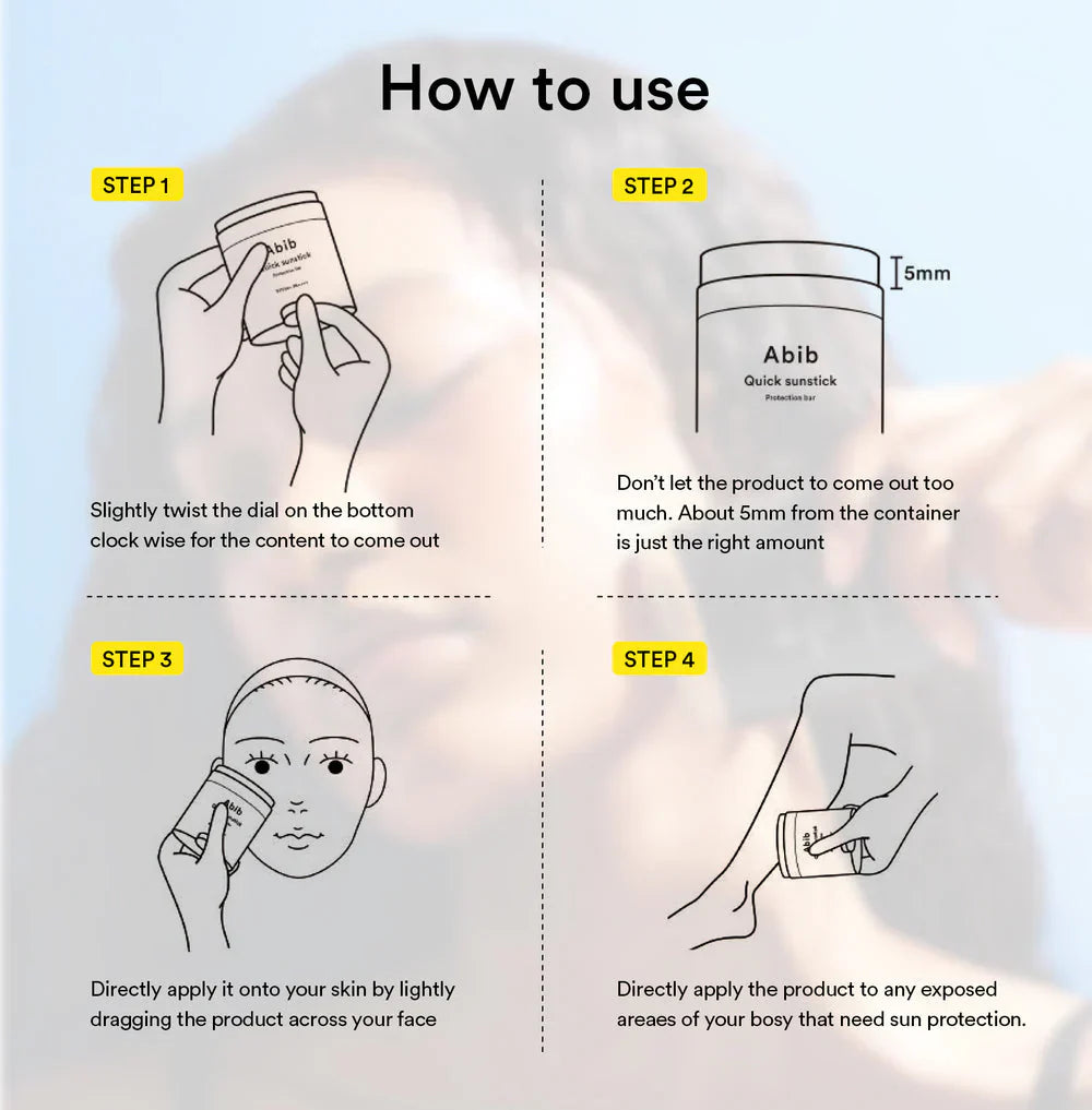 Abib Quick Sunstick Protection Bar – SPF50+ PA++++ UV Defense Stick