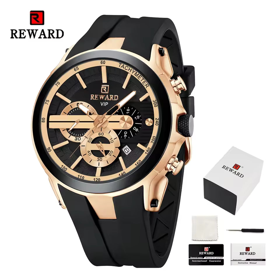 NEW BRAND Reward Vip Luxury Quartz Watch
